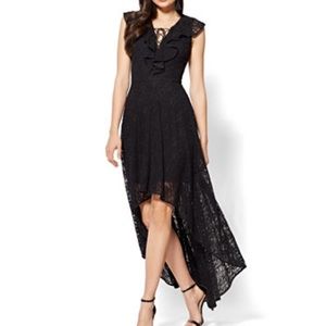 NY and company Black lace dress